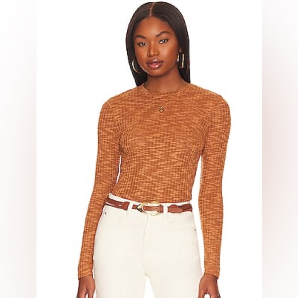 Free People Aura Layering Top in Maple
Coffee